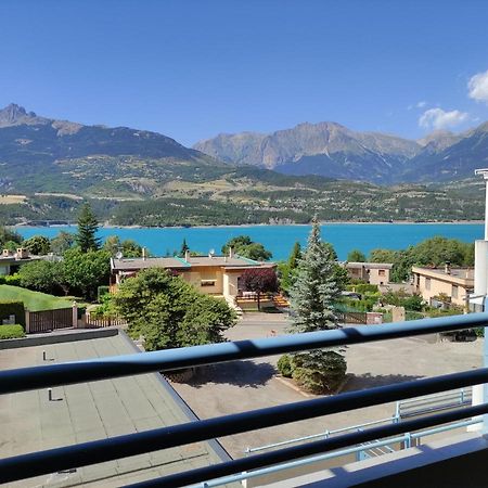 Studio Vue Sur Lac Et Montagne Savines Luaran gambar
