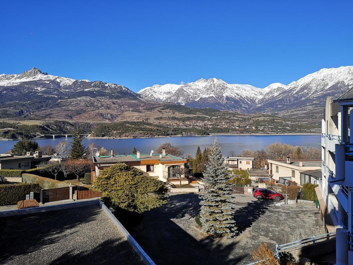 Studio Vue Sur Lac Et Montagne Savines Luaran gambar