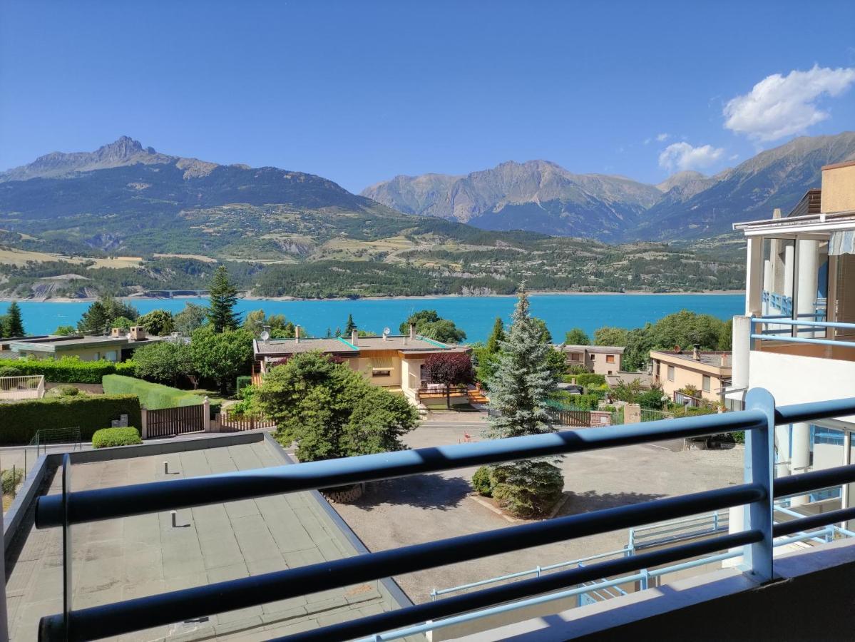 Studio Vue Sur Lac Et Montagne Savines Luaran gambar